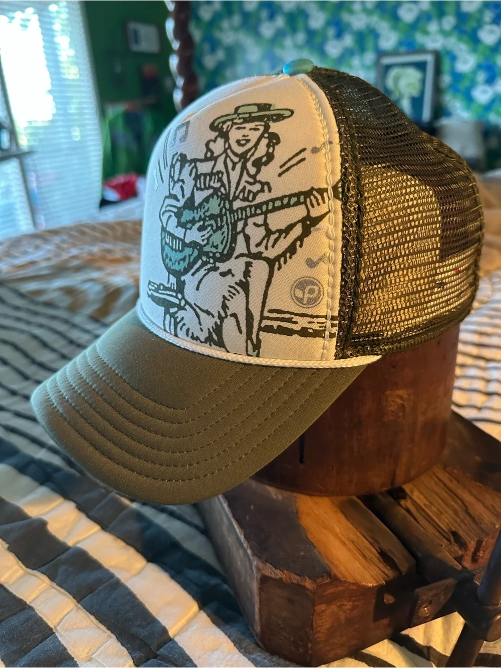 Pistil Trucker Hat NWT Woman Guitar